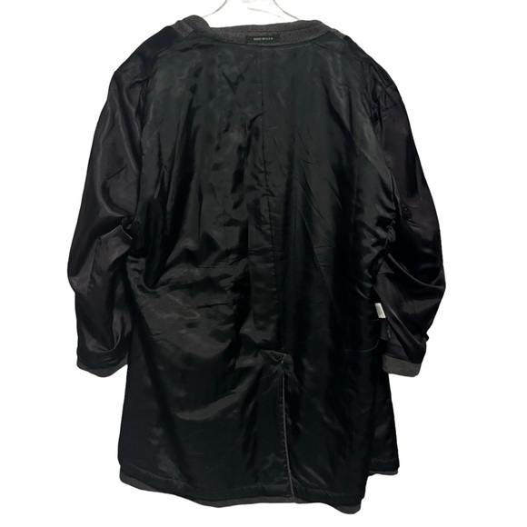 Vtg royal coachman Thinsulate 3M 3 button charcoal gray coat wool blend 56R - Picture 5 of 14